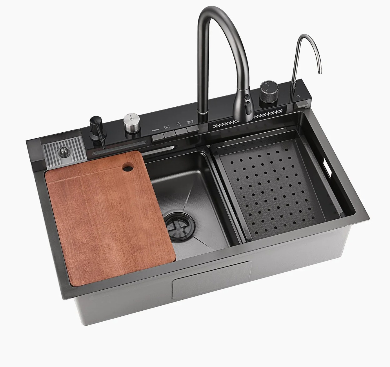 Multifunction Kitchen Sink — Black