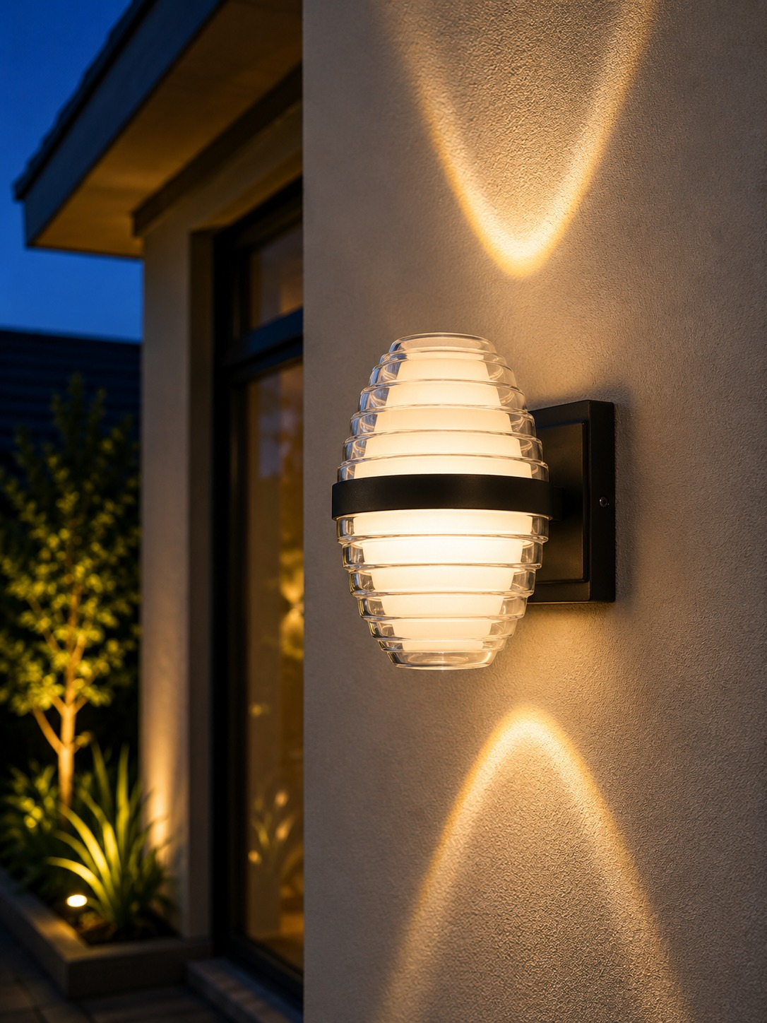 Durawall Light Fitting Caged — 3 Piece