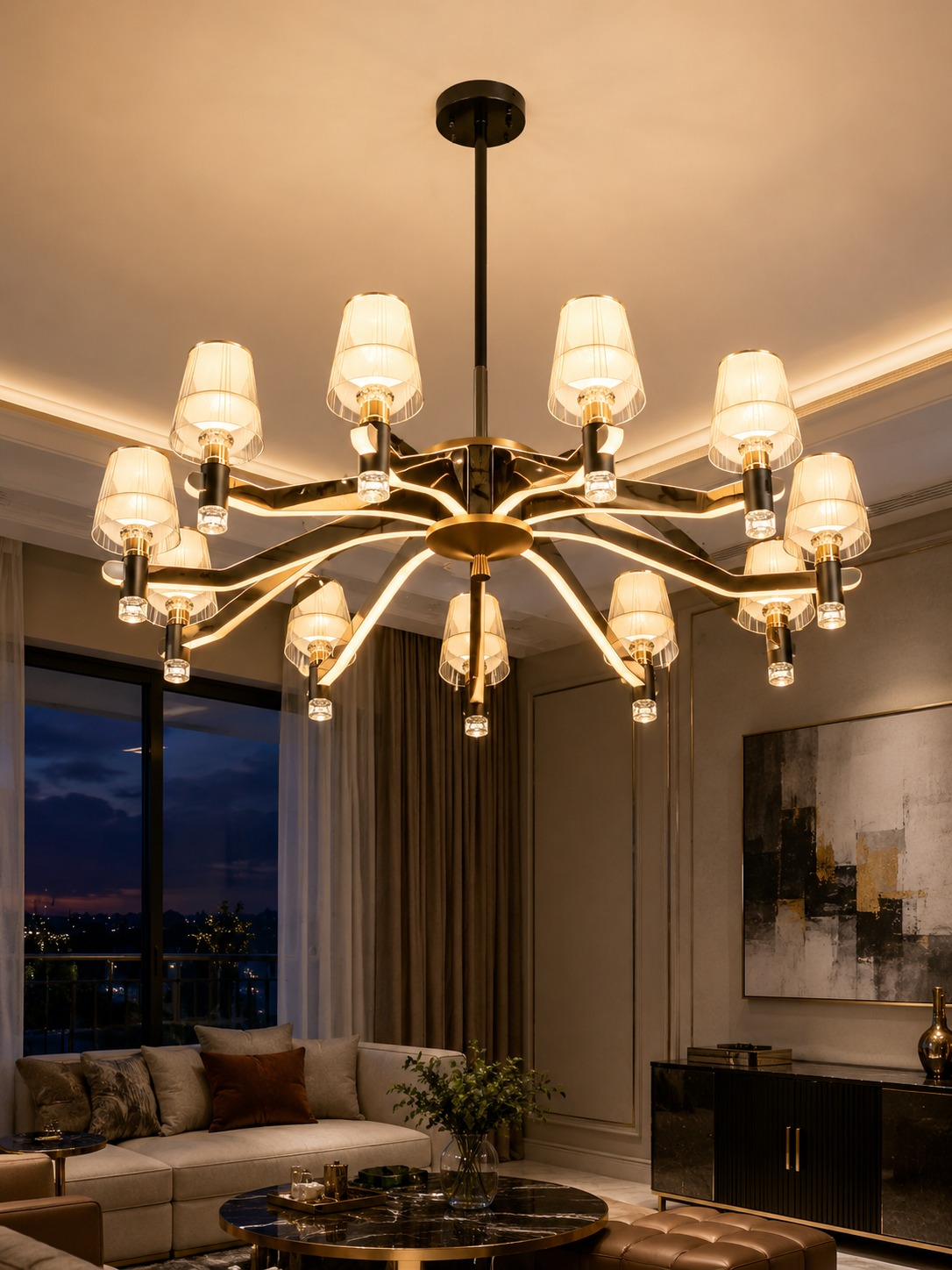 Crystal Chandelier (800) — view 2