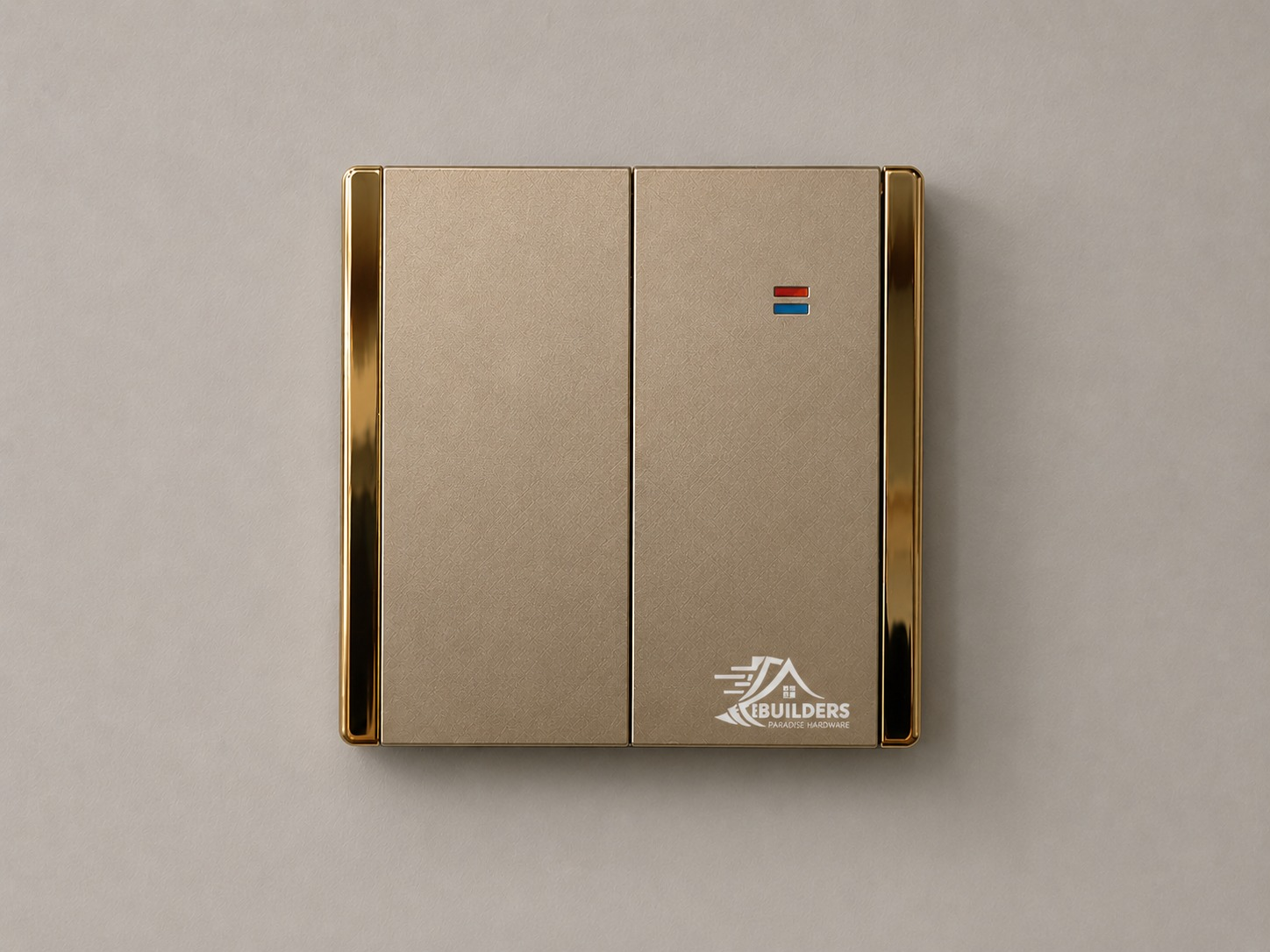 3 Gang Switch — Gold