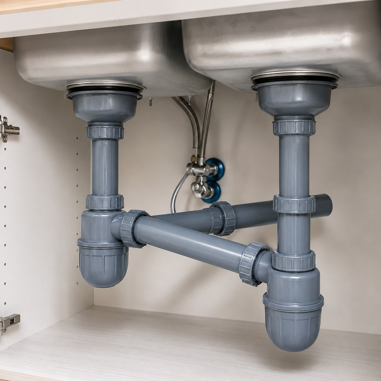 Double Sink Waste Trap Kit