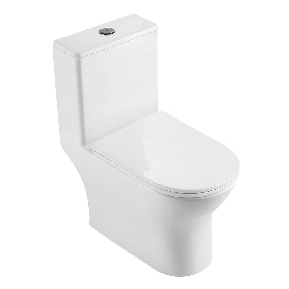 Close Coupled Toilet — Round