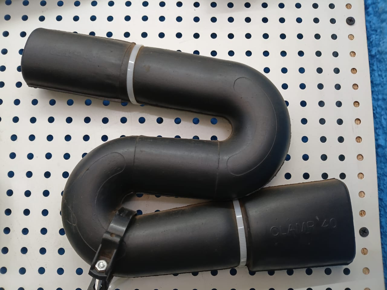 PVC S-Trap with Clamp — 40mm